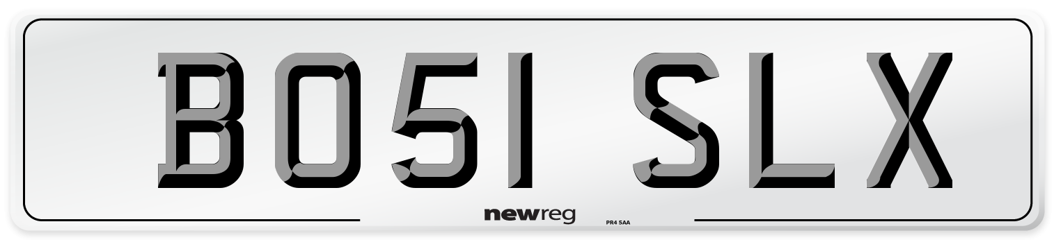 BO51 SLX Number Plate from New Reg